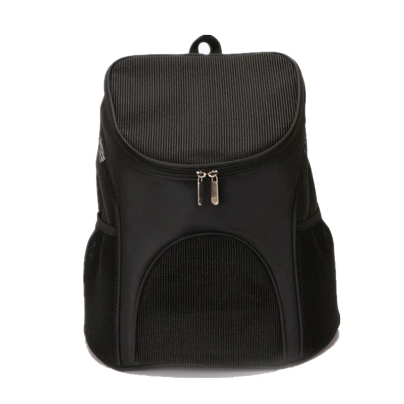 Black С дышащей сеткой Cat Carrier Рюкзак для кошек для отдыха на открытом воздухе кошка перевозки сумка; товары для домашних животных Mascotas transporte, одежда для девочек с принтом - Цвет: Black