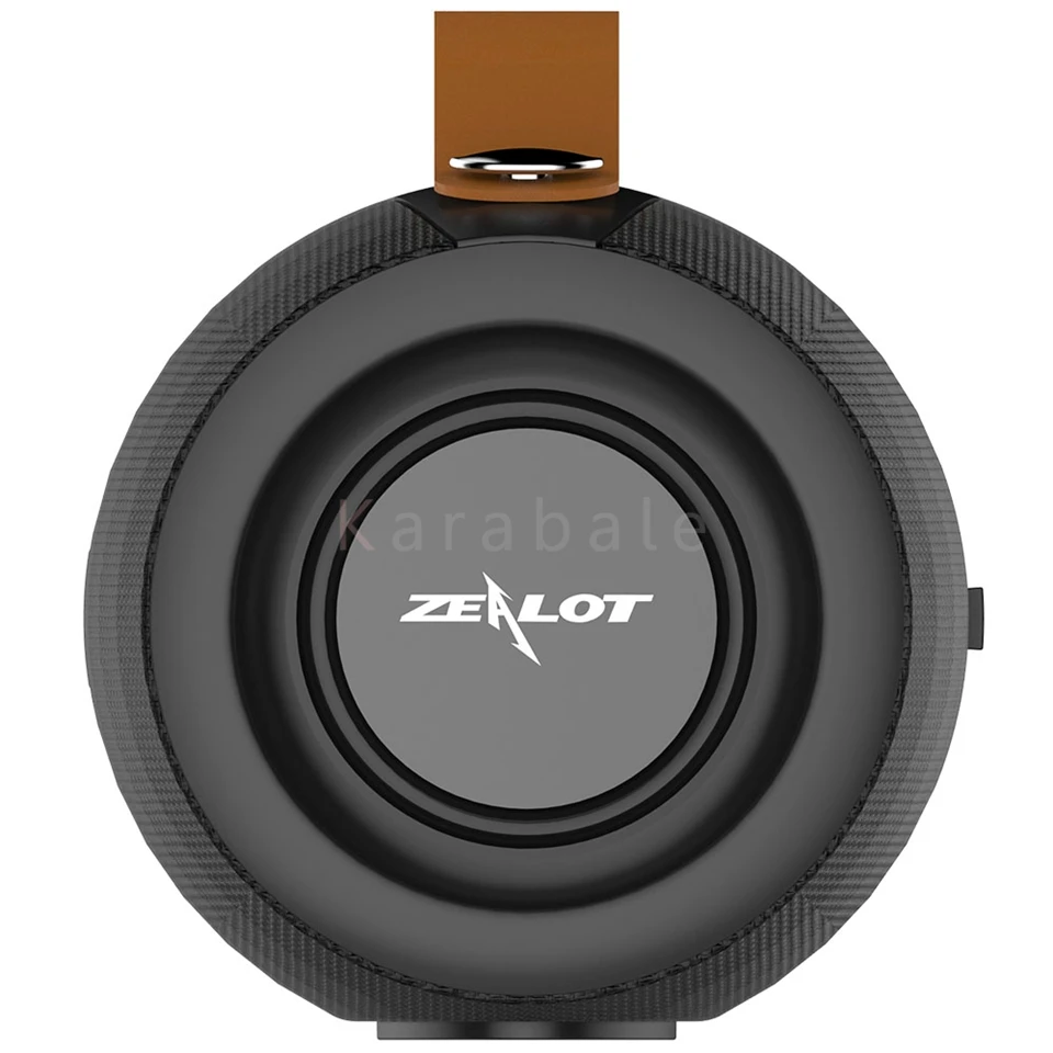 ZEALOT портативный Bluetooth динамик FM радио открытый бас беспроводной динамик+ банк питания+ фонарик TF карта u-диск mp3-плеер