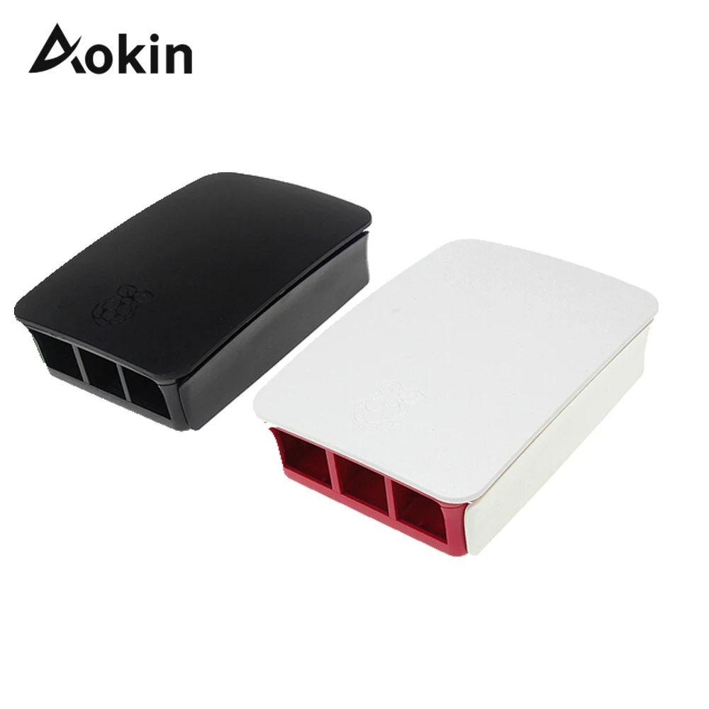 

Aokin Case For Raspberry Pi Case Black White Red Protective Shell Cover For Raspberry Pi Couqe 3 B/3/2/ B+ Capa Fundas