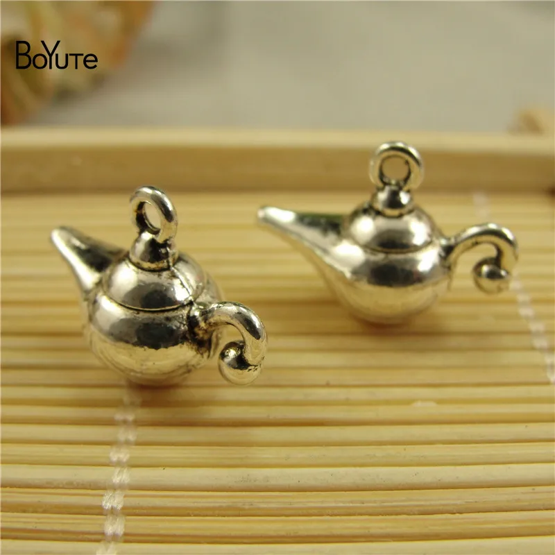 BoYuTe (100 шт./лот) тибетская серебряная клубника Роза Кукуруза чайник Lotus Conch