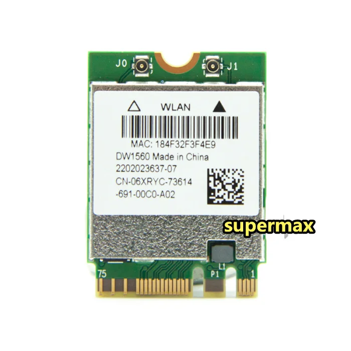 Broadcom DW1560 bcm9352z/bcm9352zae NGFF 867 Мбит/с 802.11ac Bluetooth 4 0 Wlan карта | Компьютеры и офис