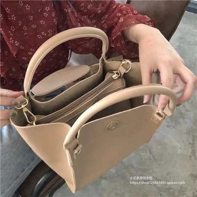 Акция продаж! Повседневная женская кожаная сумка через плечо большие женские