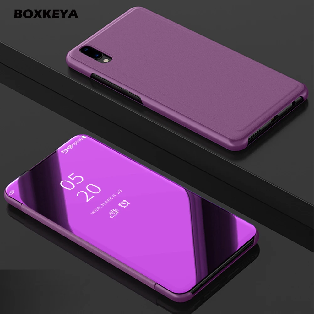 V11 Pro Fashion Smart Mirror Case For Vivo X23 X20 X21 Y85 Y83 Y75 Y79 Y69 Y71 Y97 V11i NEX View PU Leather Cover | Мобильные