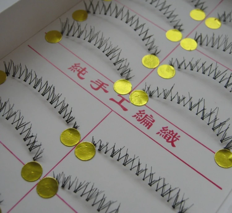 10 пар натуральные накладные ресницы для женщин|eyelash adhesive|makeup wholesaleeyelash grow |