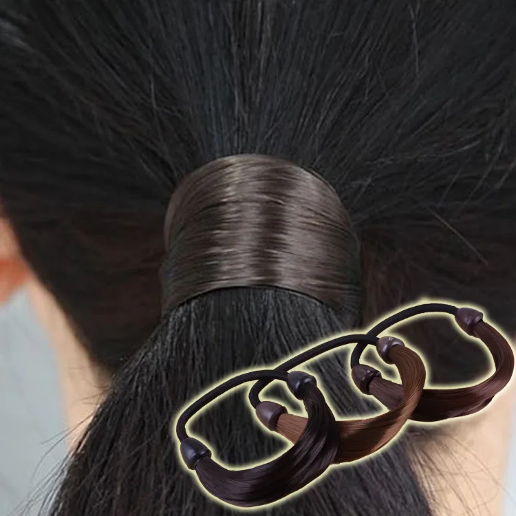 1 шт. эластичные повязки Шнуровых для Для женщин волос Веревка Hairband синтетический парик ленты для волос резинкой для волос аксессуары