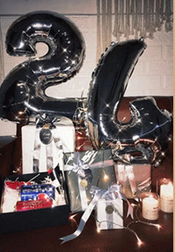 as picture 2 шт. 32/40 Дюймов серебряная фольга Цифровой шар 19 номер hday вечерние Свадебная вечеринка Для мальчиков и девочек день рождения украшение шары - Цвет: as picture