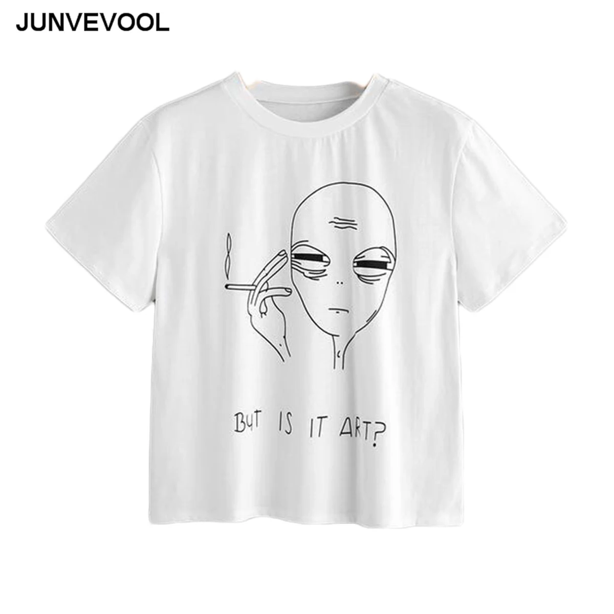 Краткое Чужой Футболка Для женщин летние футболки Лидер продаж Топы