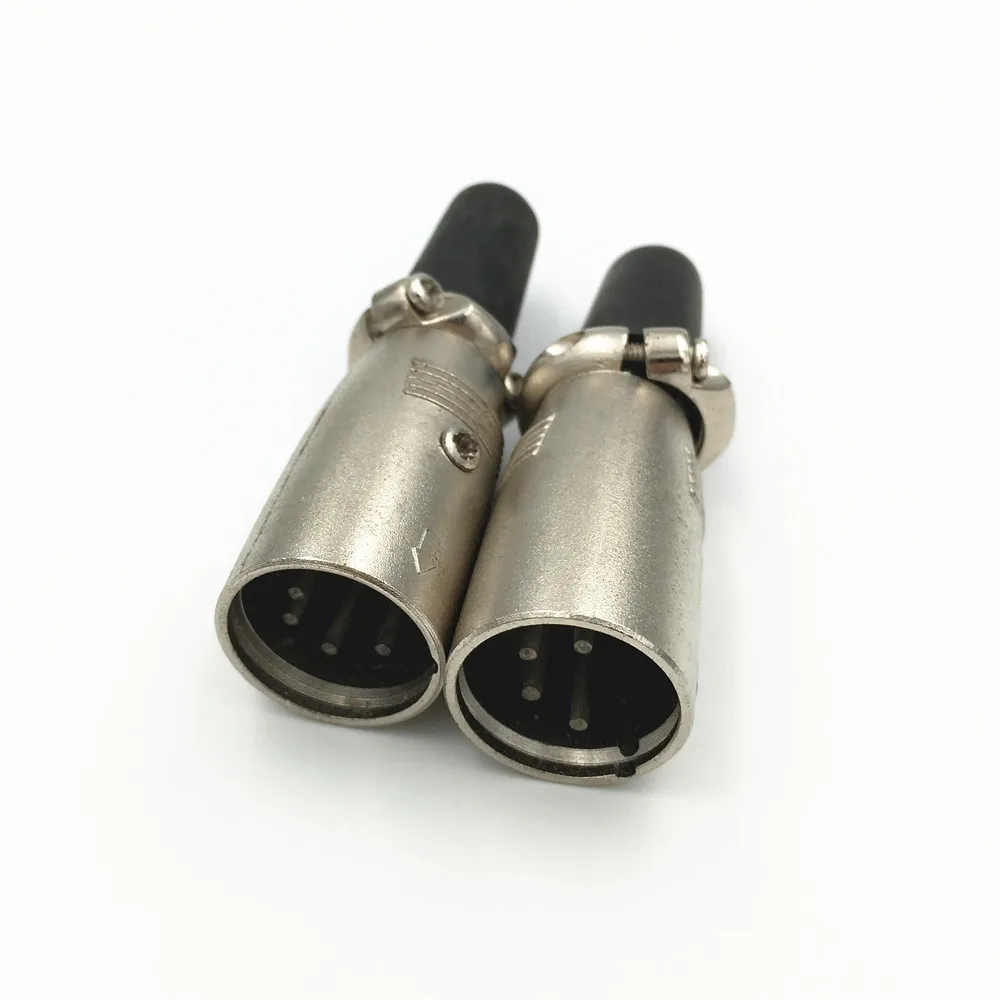 8 шт. штекерный и гнездовой разъем XLR 3 4 5 Pin для микрофона аудиокабель проводной