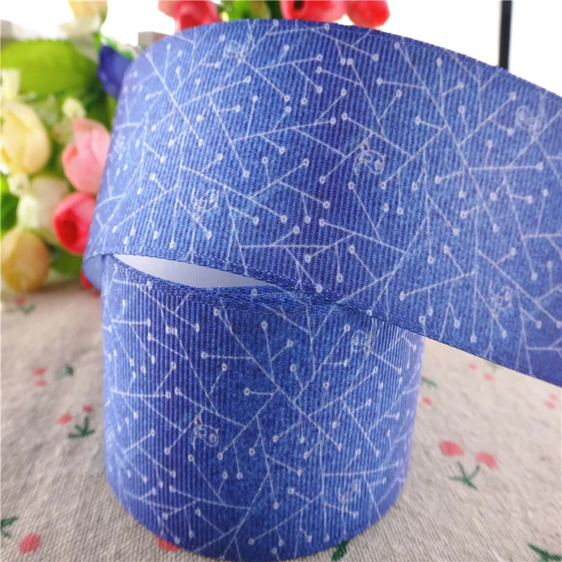 Ленты из денима с принтом 1 1/2 дюйма 38 мм 10 ярдов|10 yard|printed grosgrain ribbongrosgrain ribbon |
