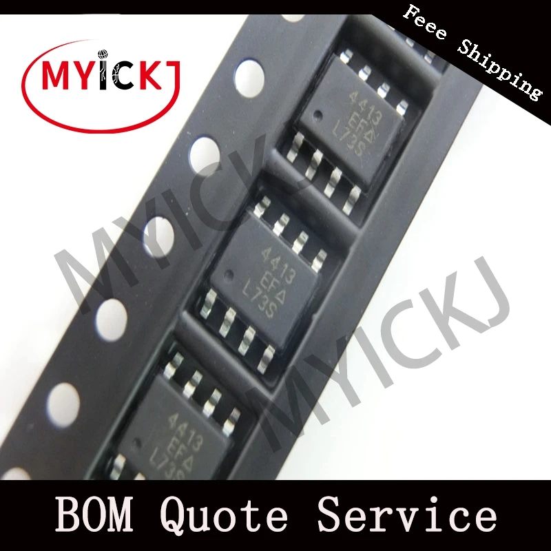 10 шт. SI4413DY микросхема P Channel 30 V (D S) MOSFET 8 SOIC 4413|Светодиодные чипы| |
