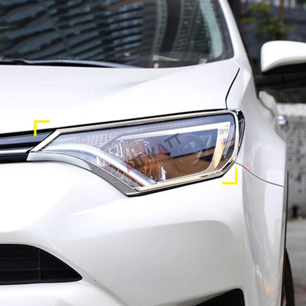 Налобный фонарь для Toyota Rav4 Rav 4 2016 2017 Аксессуары автомобилей налобный Передний из