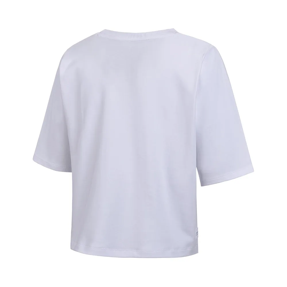 Женская спортивная футболка (Break Code)Ling Ning свободные футболки из 100% хлопка с