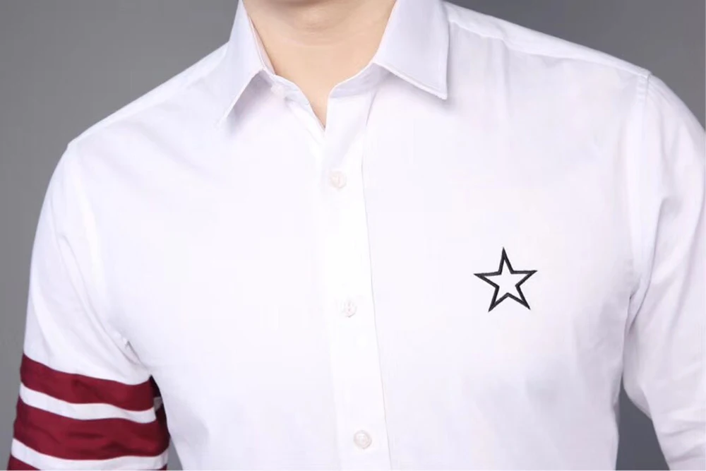 

DUYOU brand Men 100% cotton shirt men Long Sleeve Shirt Men Pure Cotton Social Dress Shirt Male Casual Shirts DY2111