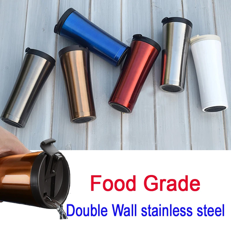 500 мл Термокружка термос чайная кружка термосы для офиса кофейная чашка с