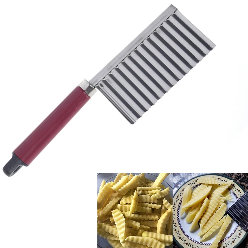 Нож из нержавеющей стали для картофеля и французских жарок гаджет овощей фруктов