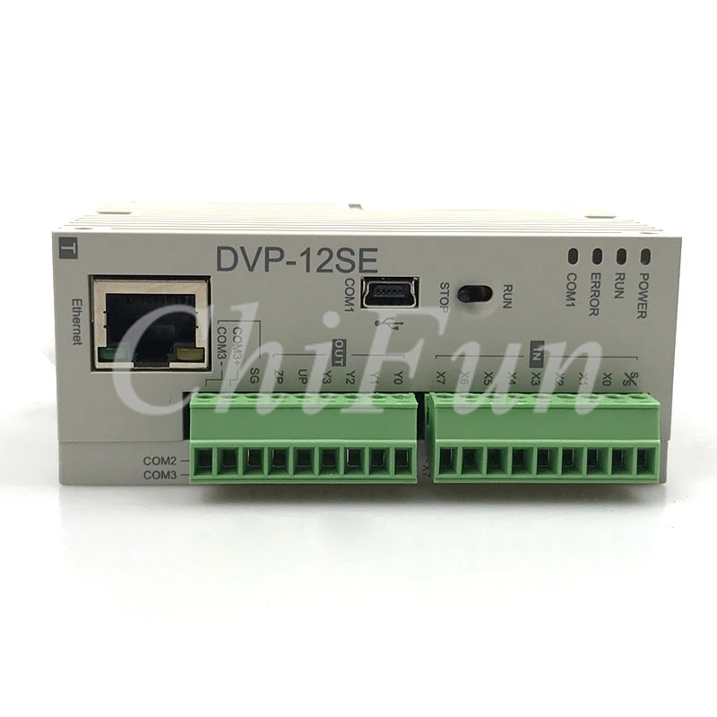 Delta оригинальная PLC промышленная плата управления DVP12SE11R DVP12SE11T 8DI 4DO 3 COM(Mini USB/RS485x2/Ethernet