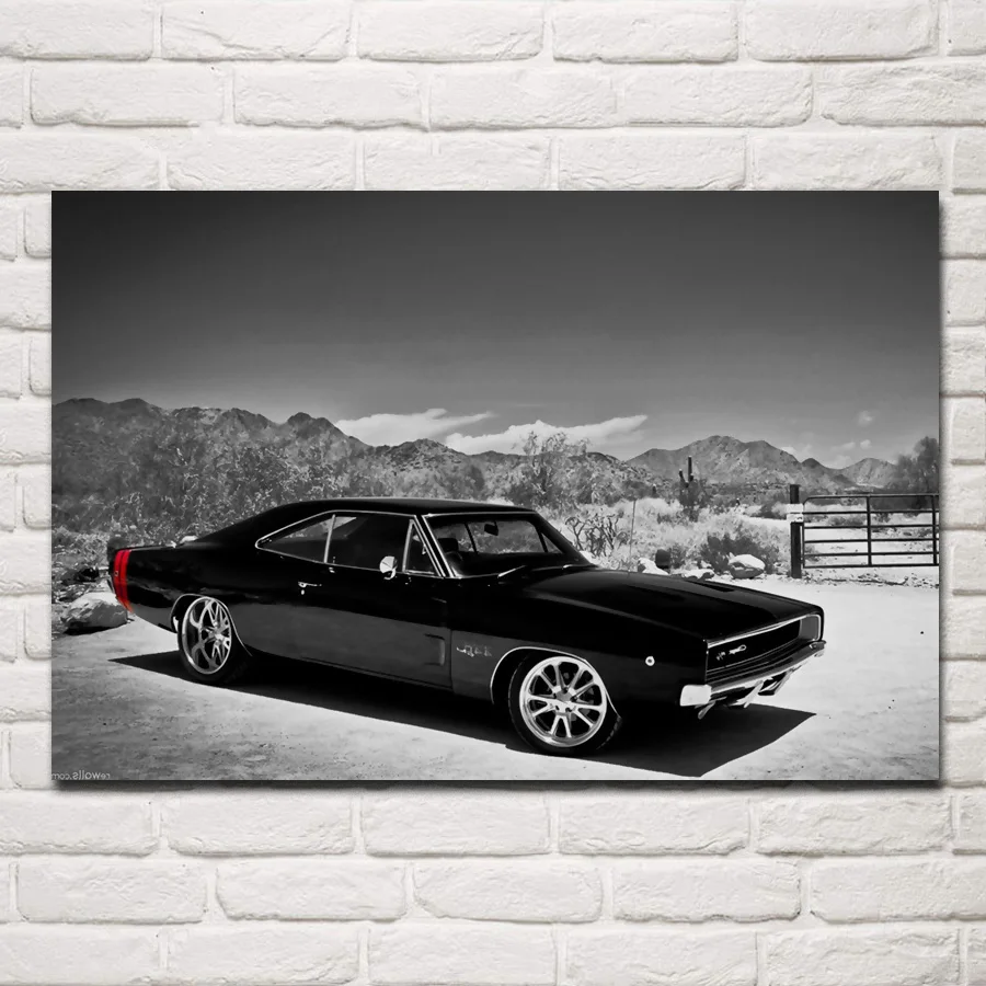 Классические ретро американские спортивные автомобили 1970 зарядное устройство