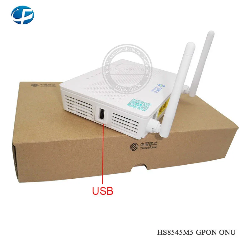 GPON маршрутизатор HS8545M5 GPON ONU ONT FTTH Fibra оптика 1GE+ 3FE+ 1TEL+ USB+ Wifi Мини Размер английская прошивка