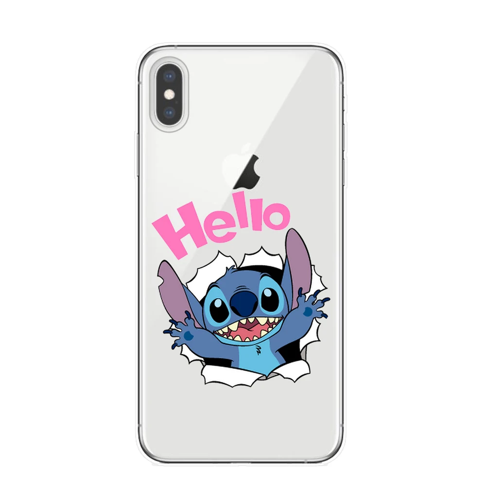 Чехол для телефона для iPhone 11 Pro XS Max мультяшный стежок чехол Мягкий силиконовый чехол s для iPhone X XR 8 7 6 6S Plus 5S SE чехол