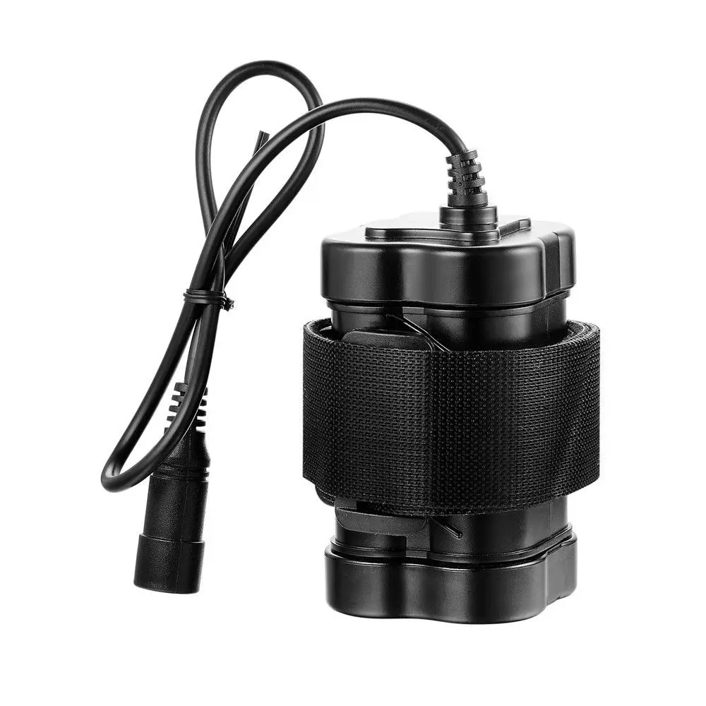 

GTF 8.4V Battery Pack Waterproof 4x18650 8800mAh Rechargeable Li-ion Battery Pack for Bicycle Headlamp Bike Light Backup Power