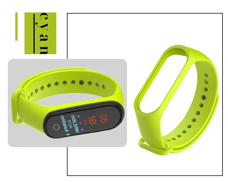 New Sport Silicone Strap for Xiaomi Mi Band 4 band wrist strap For xiaomi miband 4 accessories bracelet Miband 4