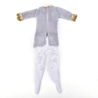 16 Кен Модная Одежда для кукол 1 комплект для мальчиков костюм, повседневная одежда наряд в клетку штаны наряды для принца для девочек игрушки аксессуары