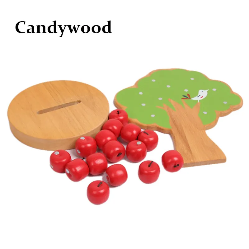 Детские обучающие игры Candywood Монтессори деревянные магнитные игрушки для