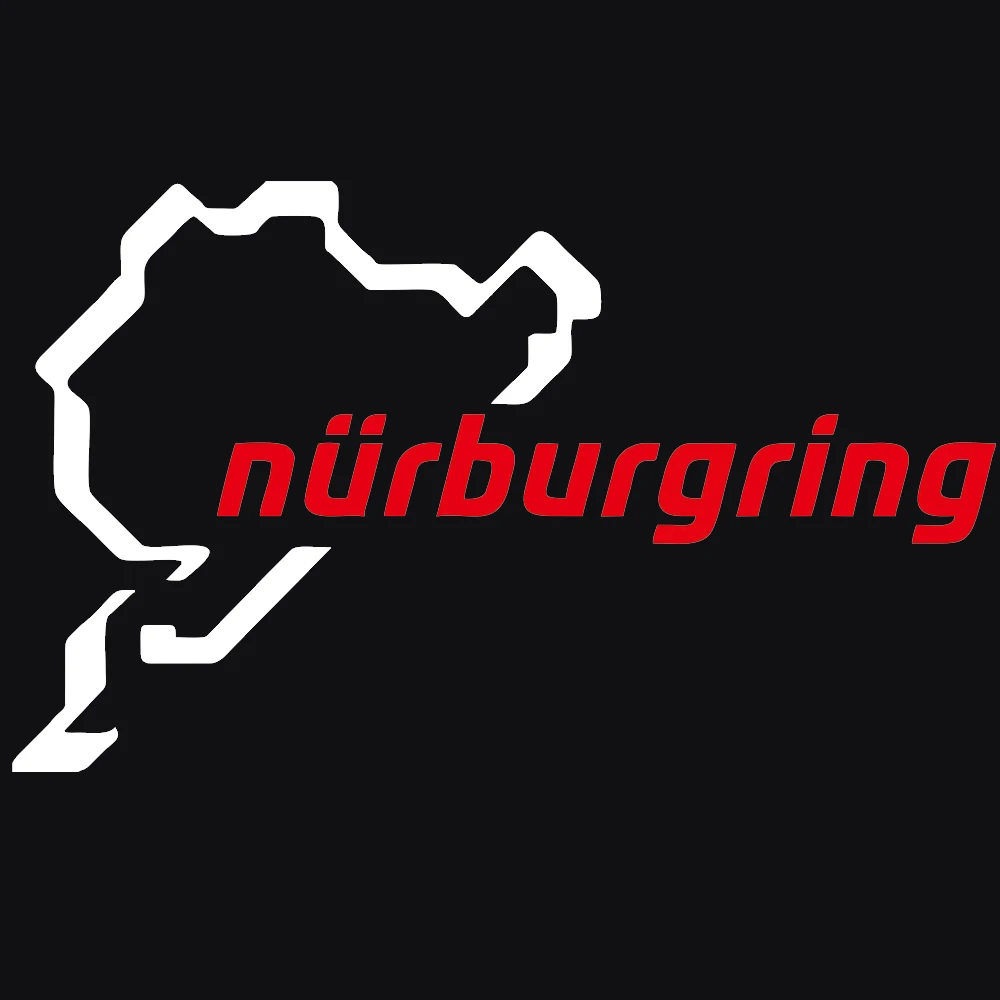Забавная виниловая наклейка Nurburgring Jdm гонка на окно автомобиля декоративная