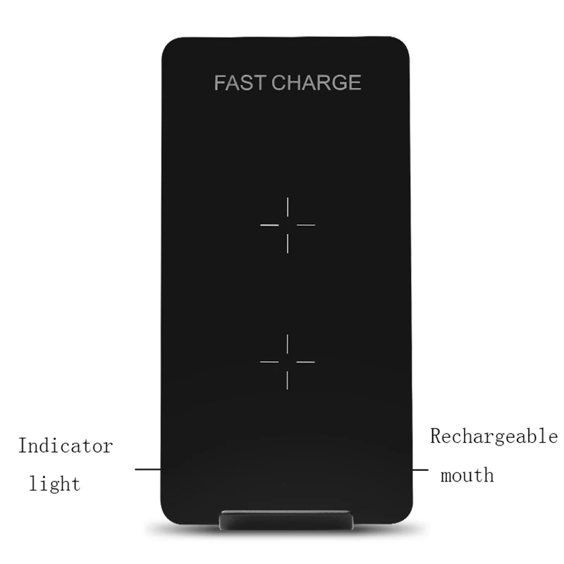 Быстрое беспроводное зарядное устройство Qi 2 в 1 Подставка для Samsung S9 Plus Note 8 iPhone X