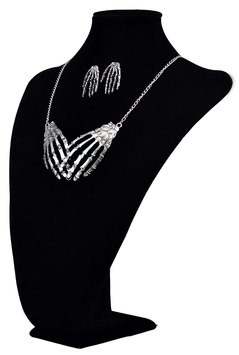 Женский комплект из колье и серёг в стиле панк|necklace earring set|fashion jewelry setjewelry sets |