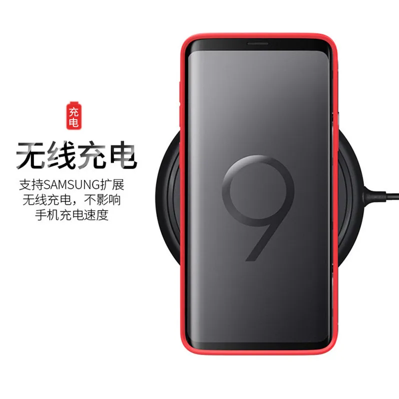 OHCFAN Роскошные силиконовый чехол для samsung galaxy S9 плюс случае полной защиты TPU + PC