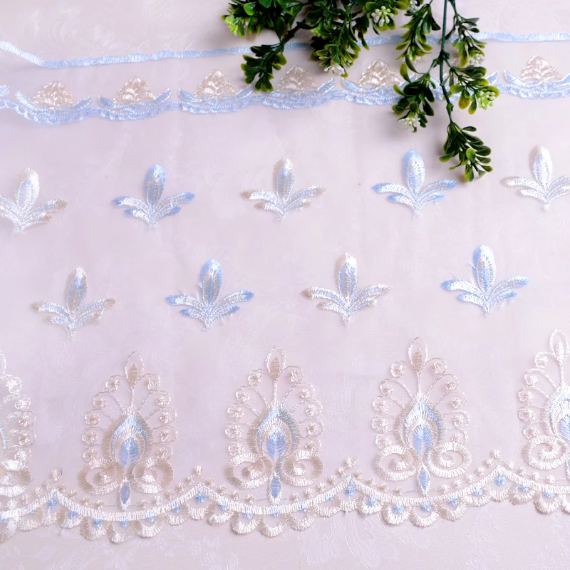 13meters/lot 32mm wide Lace lace Net yarn embroidery skirt Wedding dress Performance clothing accessories bed Handmade Curtain | Дом и сад