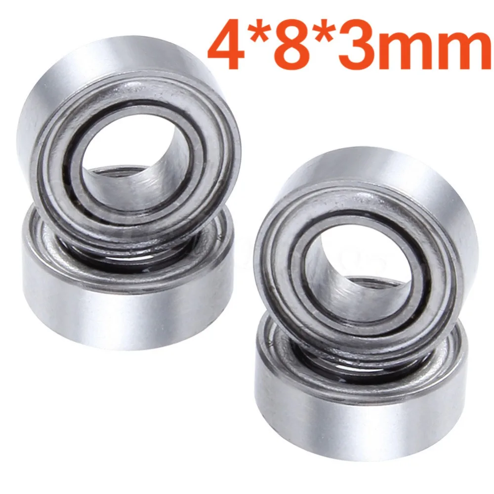 8 шт. шарикоподшипник 4x8x3 мм 8*4*3 для WLtoys A959 TOZO C1022 1/18 Радиоуправляемый автомобиль 450