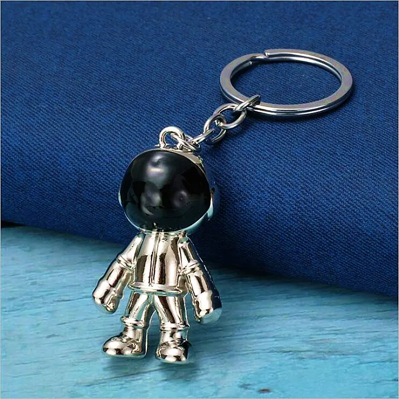 New Design 3D DIY Spaceman Keychain Astronaut Llavero Car Brelok Meaningful Gift For Children Metal Material Chaveiro Space suit | Украшения