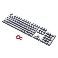 silver plated keycaps for cherry mx outemu backlit mechanical keyboard silver 104 keys keycap set with removal tool