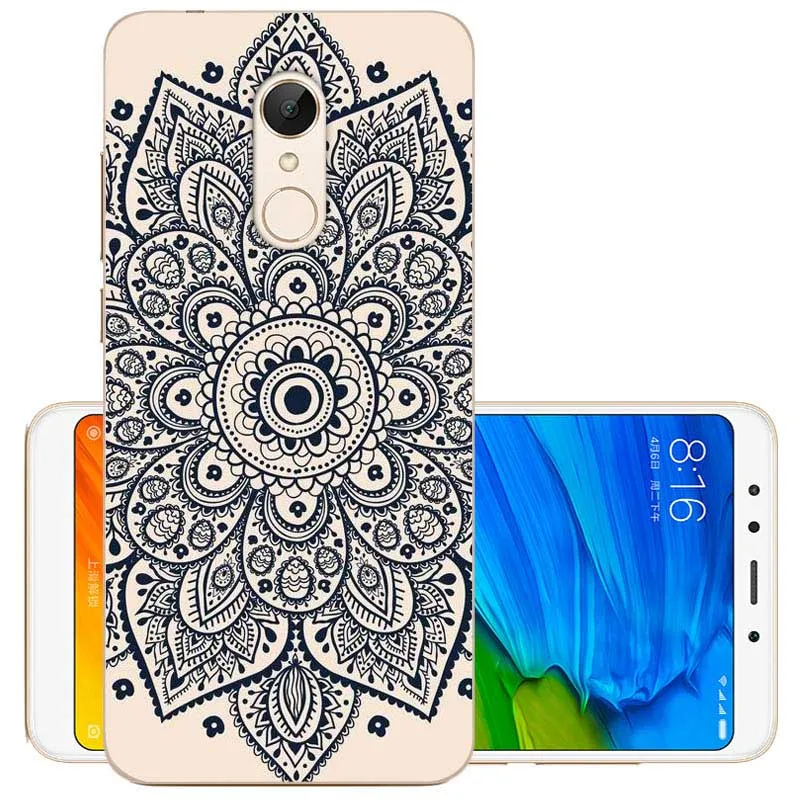 Мягкий чехол из ТПУ для Xiaomi Redmi 5, чехол для Xiaomi Redmi 5 Plus, мягкий силиконовый чехол с рисунком для задней панели телефона, чехлы для Redmi 5 5 Plus