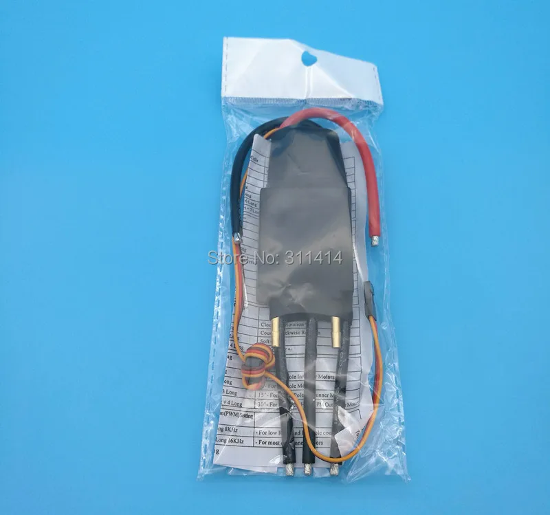2pcs/lot 2-7S Lipo 100A ESC 5V/5A UBEC Brushless Speed Controller For RC Boat UBEC100A With Water Cooler Promotion | Игрушки и хобби