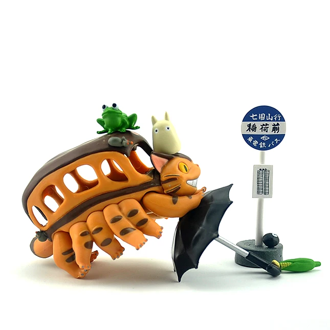 Tonari Totoro/кеды Кеды фигурка игрушки Тоторо автобус Дженга куклы аниме Рисунок