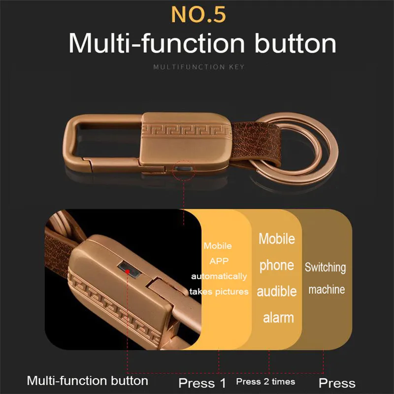 Чехол для ключей Bycobecy модный с защитой от потери Bluetooth смартфона