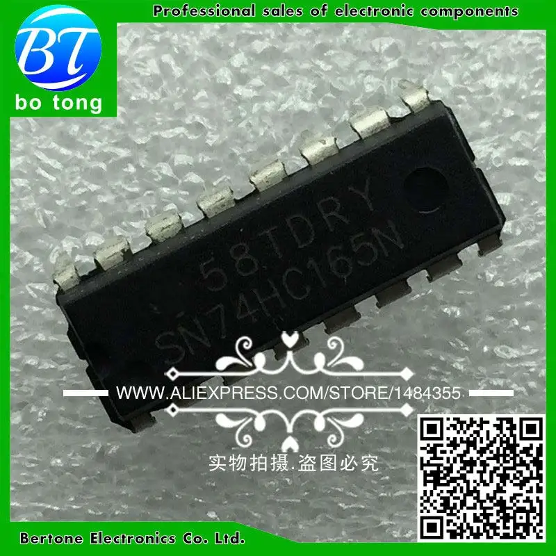 

100 шт. SN74HC165N DIP16 SN74HC165 DIP 74HC165N 74HC165 Новый и оригинальный IC