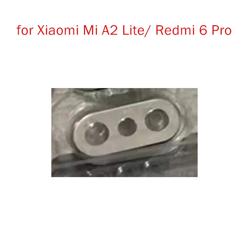 Стеклянные линзы для задней камеры Xiaomi Mi A2 Lite/ Redmi 6 Pro с рамкой запасные части