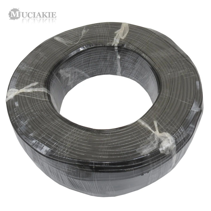 

MUCIAKIE 50M 4/7mm Greenhouse Garden Water PVC Hose 1/4'' Irrigation Watering Tubing Pipe Fittings Micro Drip Accessories