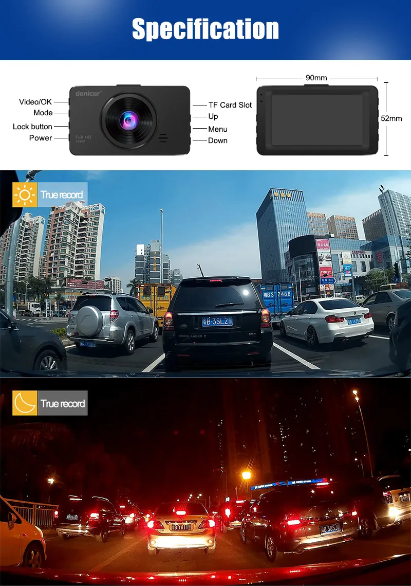 Горячая Автомобильный цифровой видеорегистратор HDMI Dashcam Full HD 1920*1080P видеорегистраторы автомобиля Камера Ночное видение четкость во время съемки мониторинг парковки авто Регистраторы