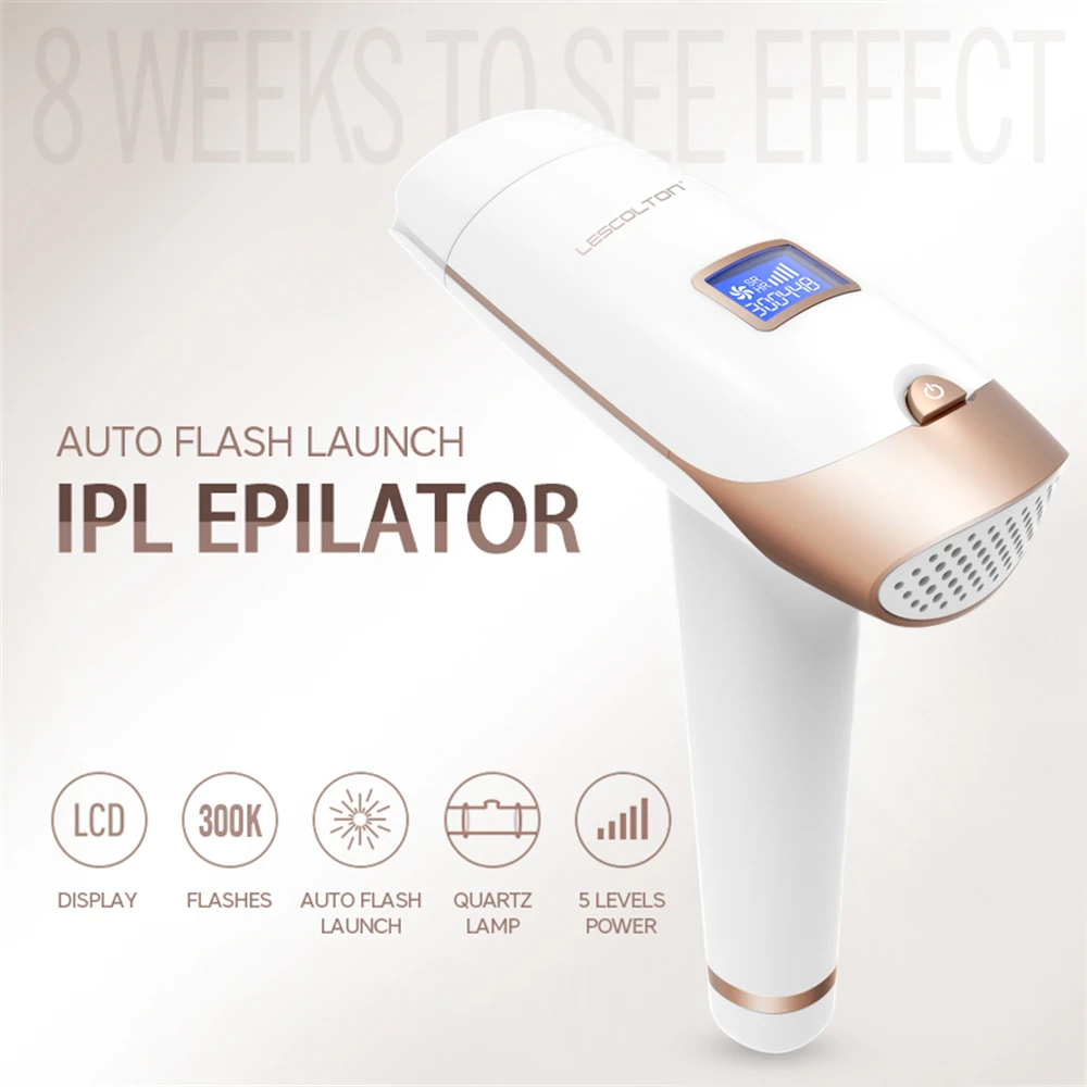 Лазерное устройство для удаления волос Lescolton IPL Перманентный триммер бикини