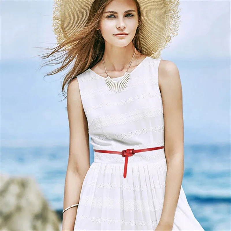 COWATHER Роскошные для женщин ремни корова пояса из натуральной кожи модные дизайн