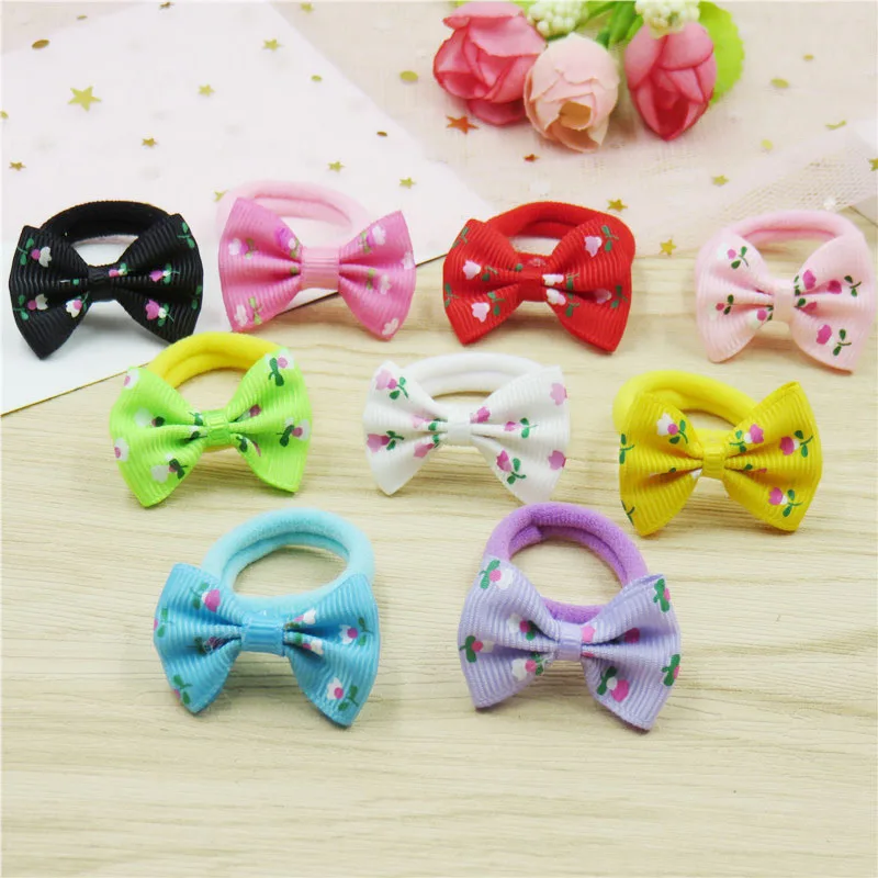 1 шт. заколка для волос с розами и маленькими бантиками девочек ручная работа