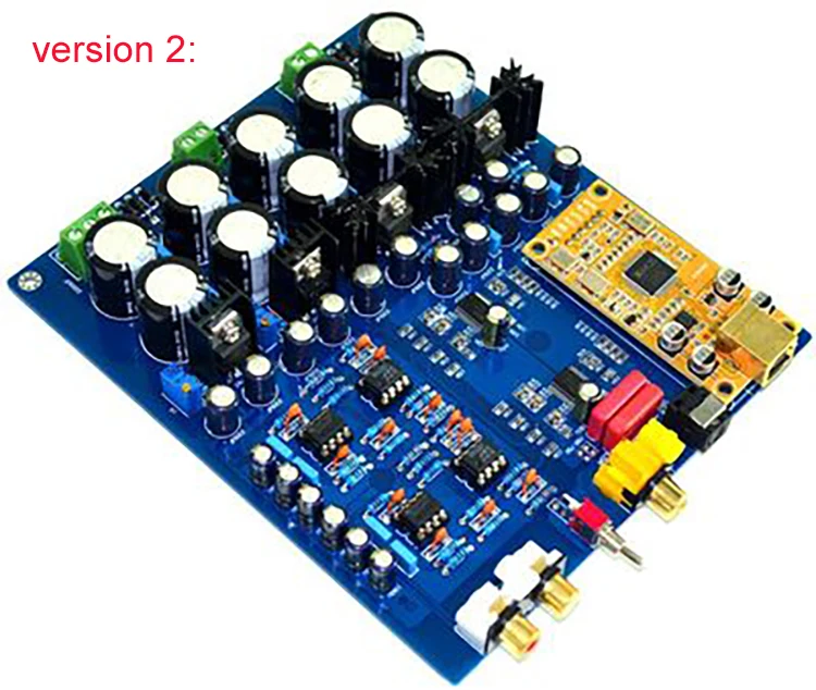 AK4396VF decoder board AK4113 luxury dual chip JRC5532 NE5534 DAC support fiber coaxial USB input | Электроника