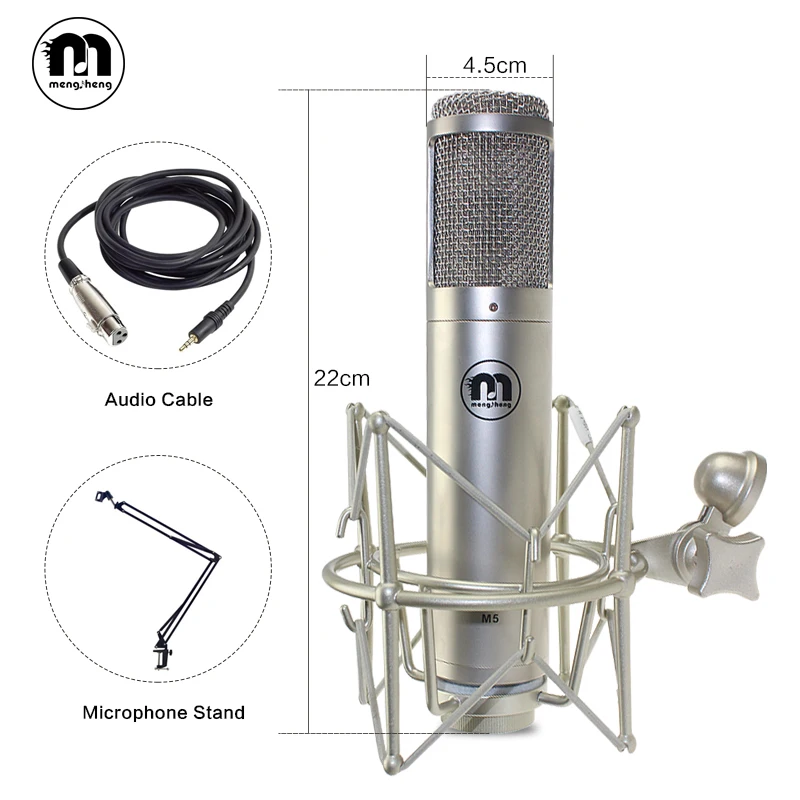 MS M5 Запись Studio USB конденсаторный микрофон профессионального музыкального для
