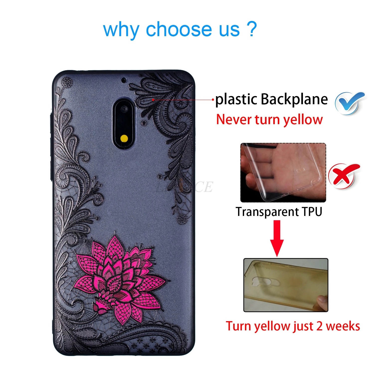 tpu phone case For NOKIA 3 5 8 6 2017 women 3D relief lace flower wowen silicone hard cover for NOKIA6 NOKIA5 coque hoesje |