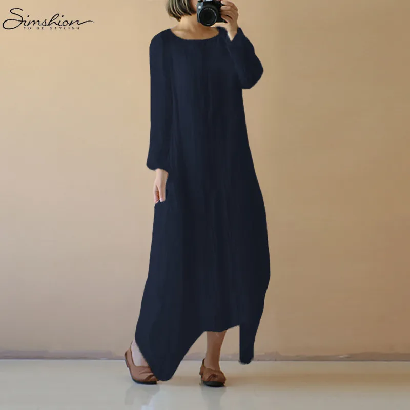 2018 для женщин Ретро хлопок белье платье Boho Стиль повседневное O средства ухода за